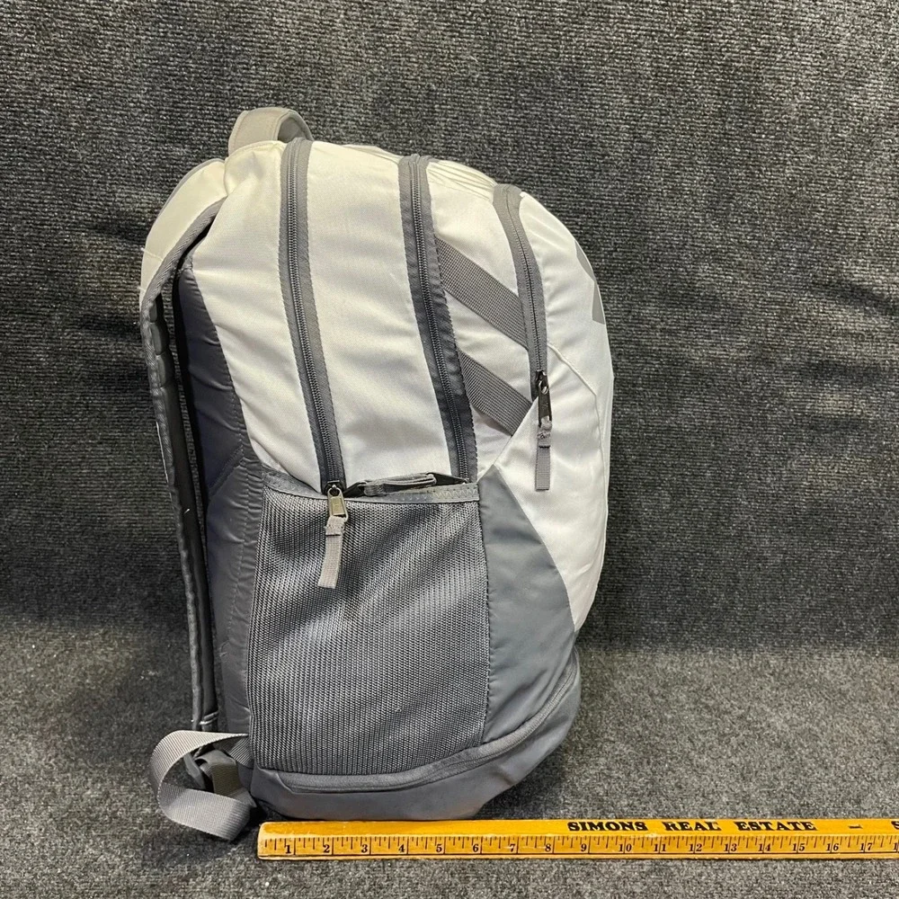 Under Armour 1294720 UA Storm Grey White Hustle 3.0 Storm School Travel Backpack